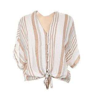 Sim & Sam Size M Short Sleeve Blouse